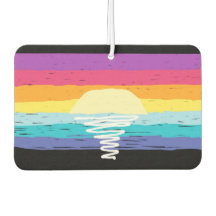 Fresensor de ar de carro sunset de verão (Múltiplo