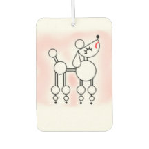 Fresensor de Ar Novelty Branca Poodle