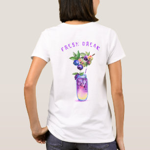 Fresh Blueberry Juice Cool Drink T-Shirt