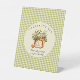 Fresh Off the Market Bridal Shower Champagne Bar 