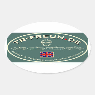 Freun.de autocolante Oval