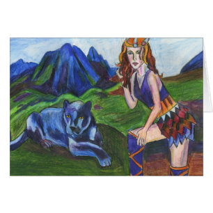 Freya do cartão de Valkyries