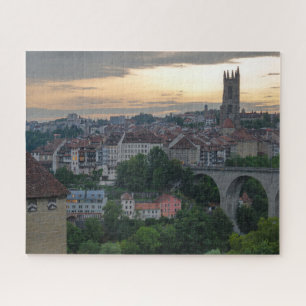 Fribourg Sunset Quebra-cabeça