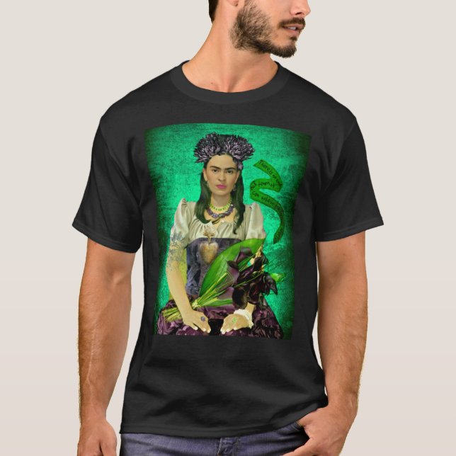 Frida Kahlo Female Heart Classic T-Shirt Essencial (Frente)