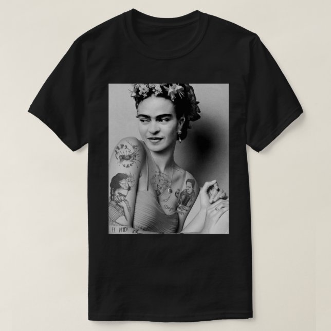 Frida khalo Classic T-Shirt (Frente do Design)