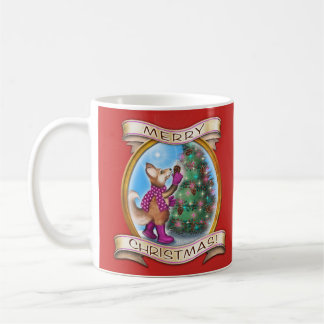 Frieda Tails caneca natalina