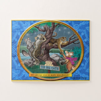 Frieda vai ao quebra-cabeça do jardim zoológico