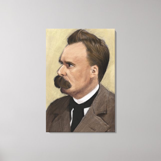 Friedrich Nietzsche Filosofia, Canvas de Belas Art (Frente)