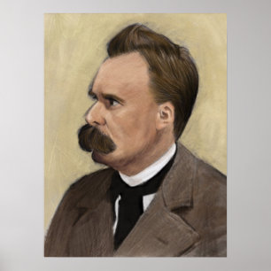 Friedrich Nietzsche, poster alemão do filósofo