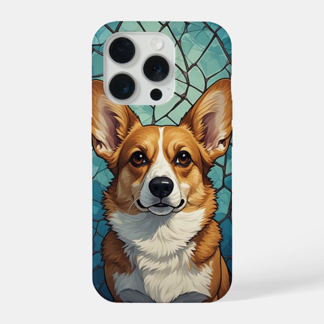 Friendly Corgi Portrait (Verso)