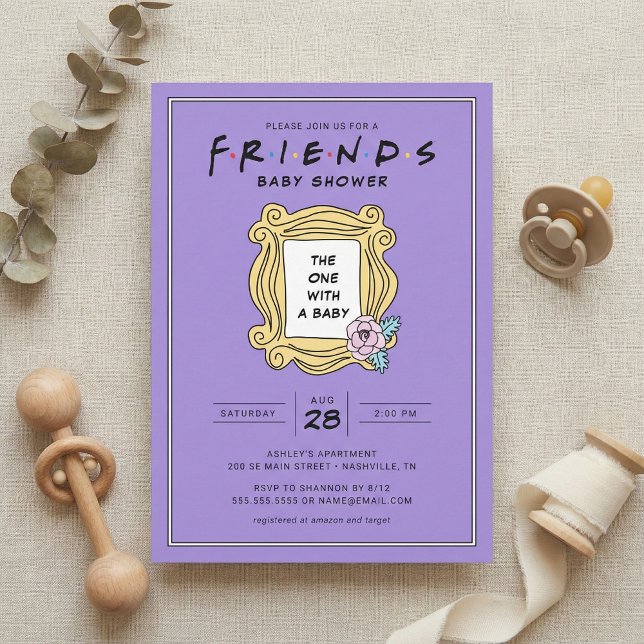 FRIENDS™ | O Convite para o Chá de Bebê (Criador carregado)