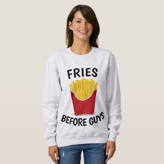 FRIES ANTES DA CARA T-Shirts Engraçadas (Frente Completa)