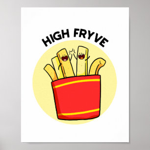 Fries franceses de alta fritura Poster
