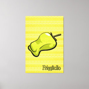 Friggitello Chili Pepper Canvas Art