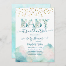 Frio Fora do Sexo Convite Neutro ao Chá de fraldas