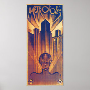 Fritz Lang METROPOLIS (1927) Vintage Movie Poster