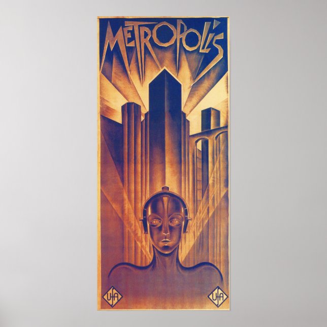 Fritz Lang METROPOLIS (1927) Vintage Movie Poster (Frente)