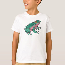 Frog Kids T-Shirt – Cute Green Animal Tee for Boys