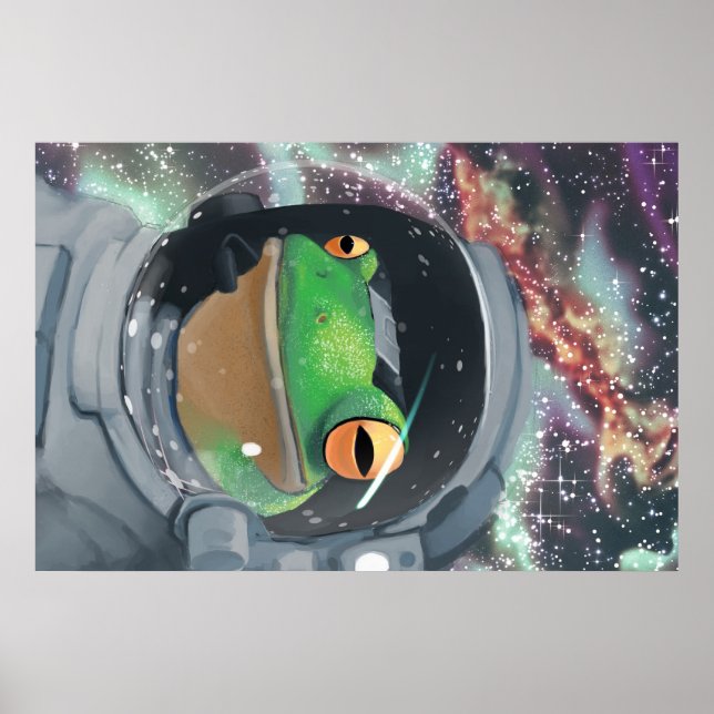 Frogstronauta Poster (Frente)