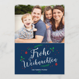 Frohe Mistel Urlaub Foto-Gruß