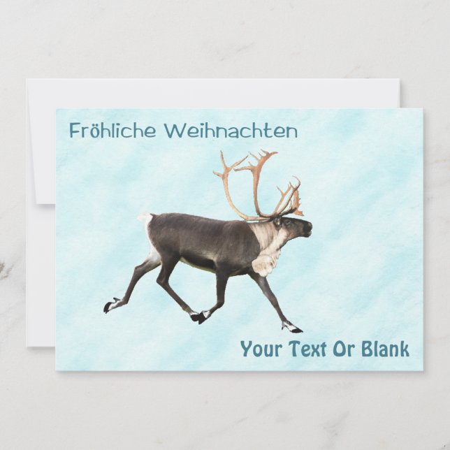 Fröhliche Weihnachten - Cariou (Reindeer) No Sno (Frente)