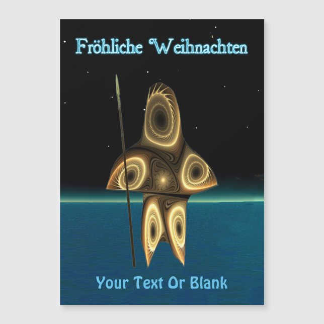 Fröhliche Weihnachten - Fractal Inuit Hunter (Frente)
