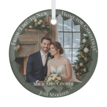 From I do to New Home for Christmas Mr & Mrs Photo
