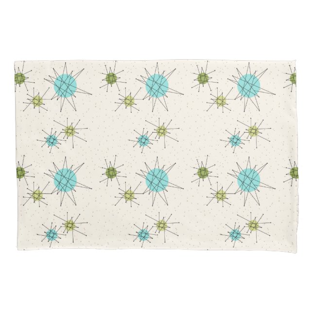 Fronha de almofada atômica icónica de Starbursts (Frente)