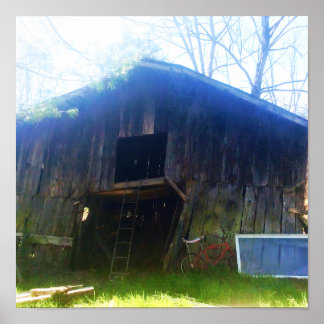 Front View, um Poster de celeiro rustico de 100 an