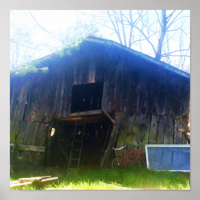 Front View, um Poster de celeiro rustico de 100 an (Frente)