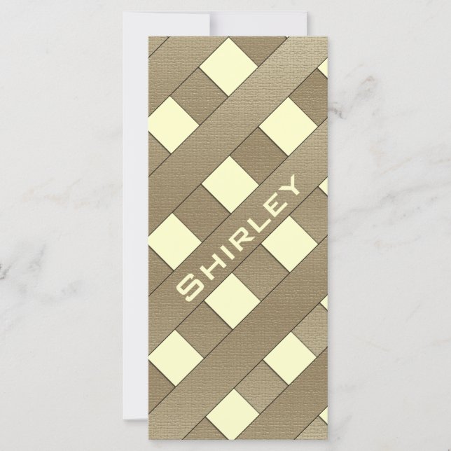 Fronteira de lattice por Shirley Taylor (Frente)