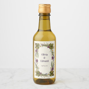 Fronteira de Vinha de Vinho Botânico Vintage