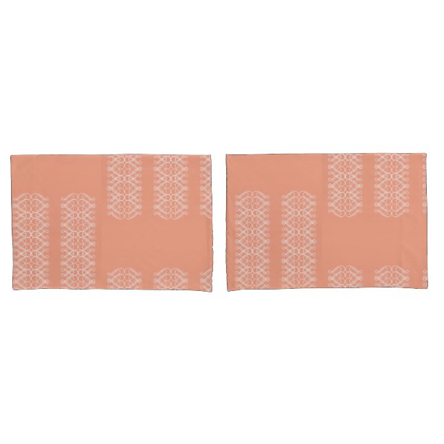 Frouxo estojo de travesseiro laranja (Frente - conjunto)