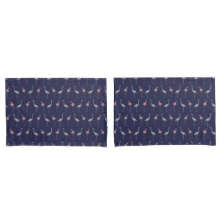 Frouxos de Flamingo (Azul Marinho/Azul Claro)