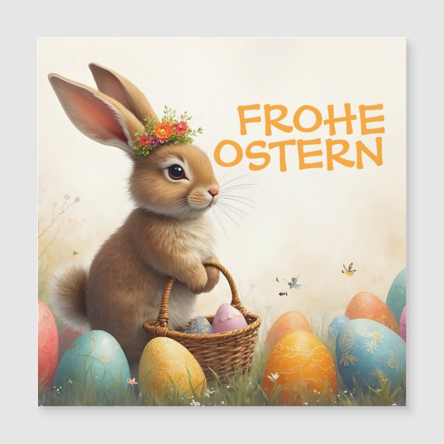 Frühlingsgrüß vom Osterhasen (Frente)