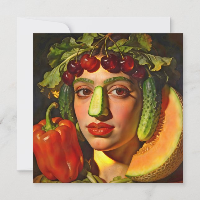 Fruits of Expression – A Surreal Portrait (Frente)