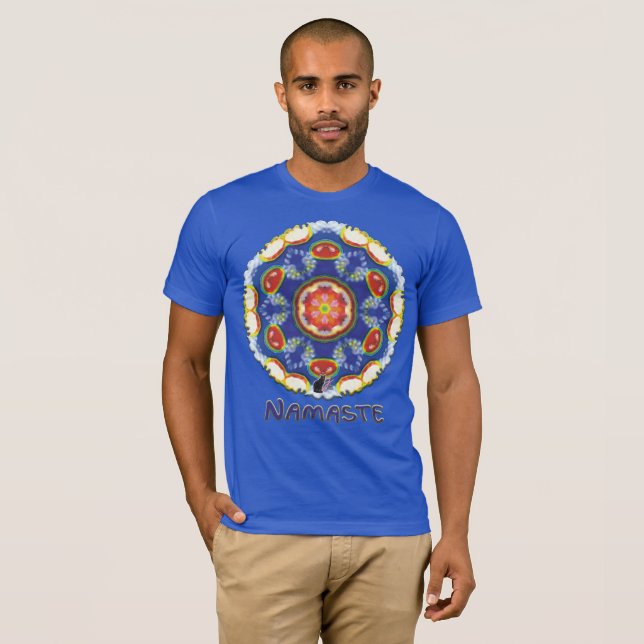 FruityTooty Namaste Kaleidoscope T-shirt (Frente Completa)