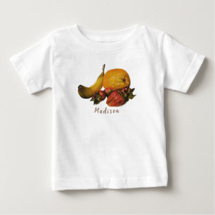 Fruta Baby T-Shirt - Personalização Opcional