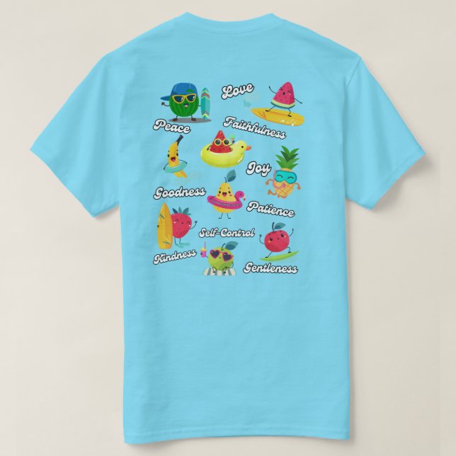 Fruta Da Camisa Espírito T (Verso do Design)