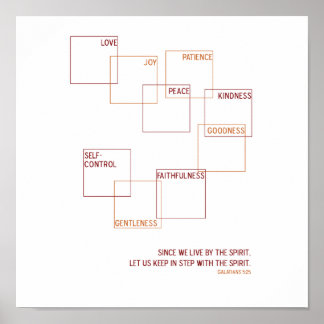 Fruta da Espírito impressão