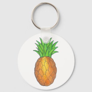 Fruta de ananás tropicais Chaveiro