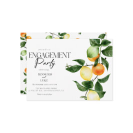 Fruta de Citrus | Convites à Festa de noivado