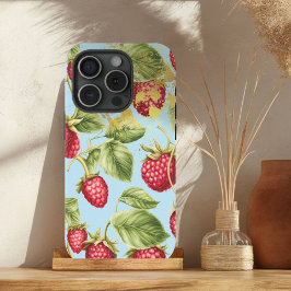 Fruta de framboesa, azul-pastel e Dourada