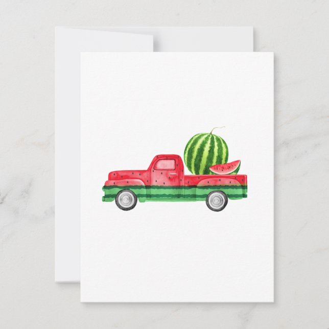 Fruta de melancia sem sementes (Frente)