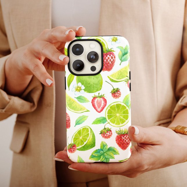 Fruta de morango | iPhone 14 Case-Mate (Criador carregado)