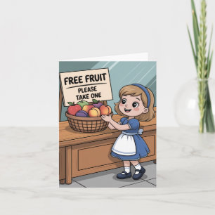Fruta do Espírito: Cartão do Criança de Autocontro