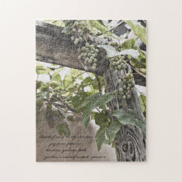 Fruta do quebra-cabeça da serra do gabarito do