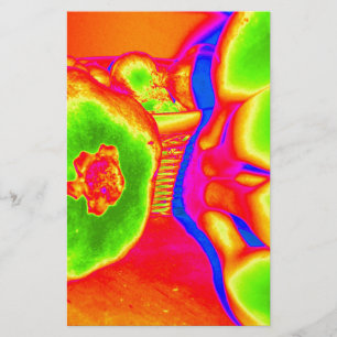 fruta fluorescente