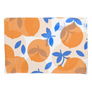 Fruta Laranja: Padrão Infinito De Balança Azul.