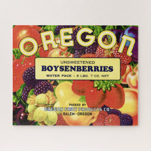 Fruta Oregon 11x14 Quebra-cabeça de serra